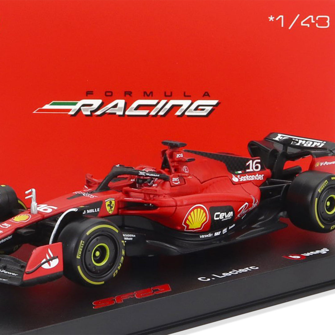 SF23 #16 Charles Leclerc Car Model 1:43 - Scuderia Ferrari - Fueler™ 