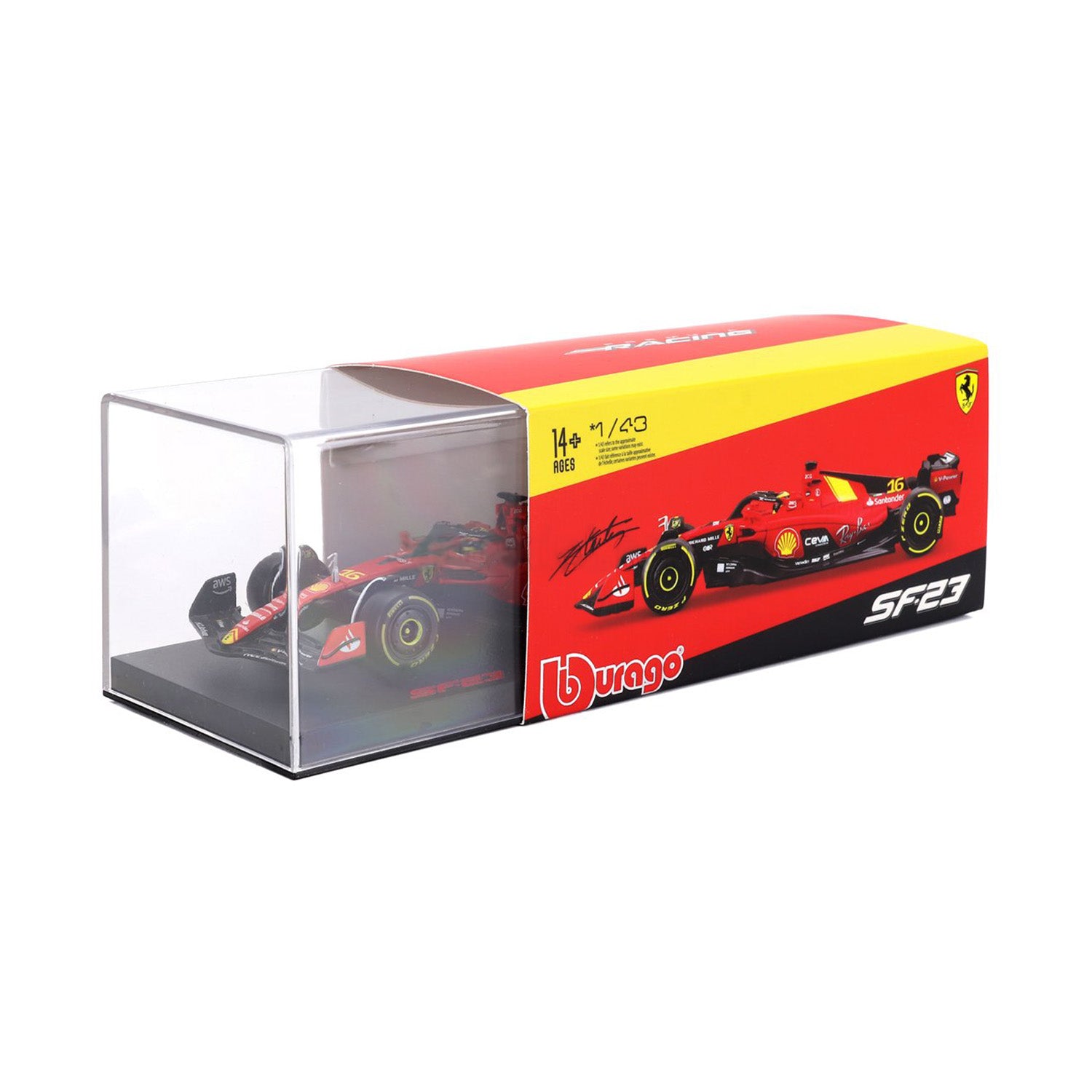 SF23 #16 Charles Leclerc Monza GP Car Model 1:43 Car Model - Scuderia Ferrari - Fueler™ - 18-36835-L-Monza - fueler.store - Car Model