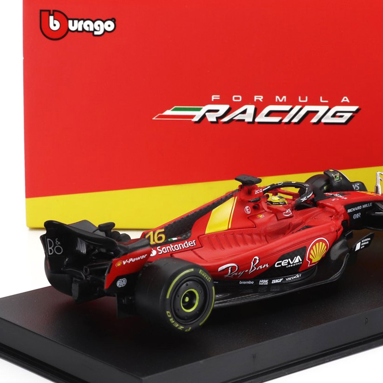 SF23 #16 Charles Leclerc Monza GP Car Model 1:43 Car Model - Scuderia Ferrari - Fueler™ - 18-36835-L-Monza - fueler.store - Car Model