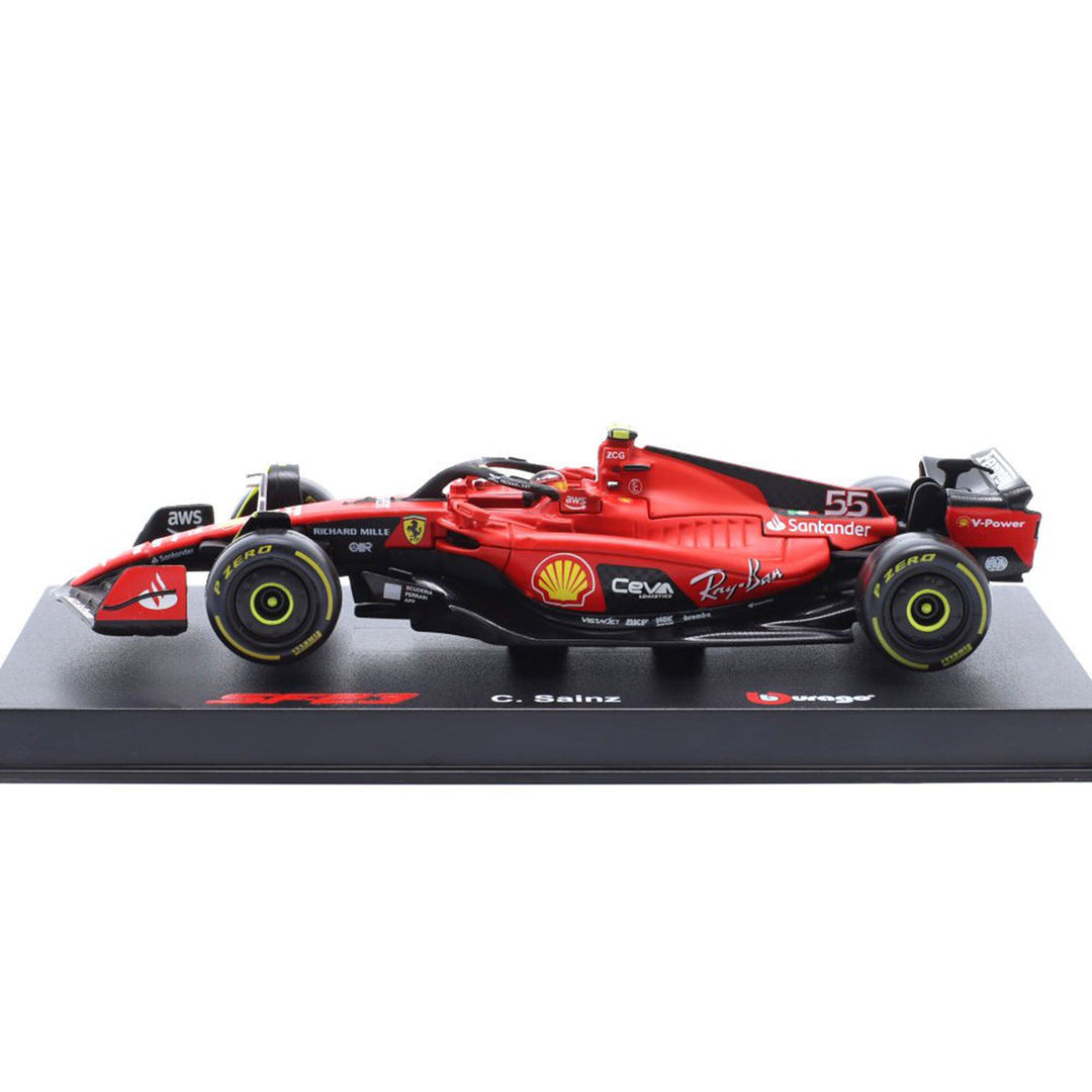 SF23 #55 Carlos Sainz Car Model 1:43 - Scuderia Ferrari - Fueler™ - 36835S - fueler.store - Collectibles