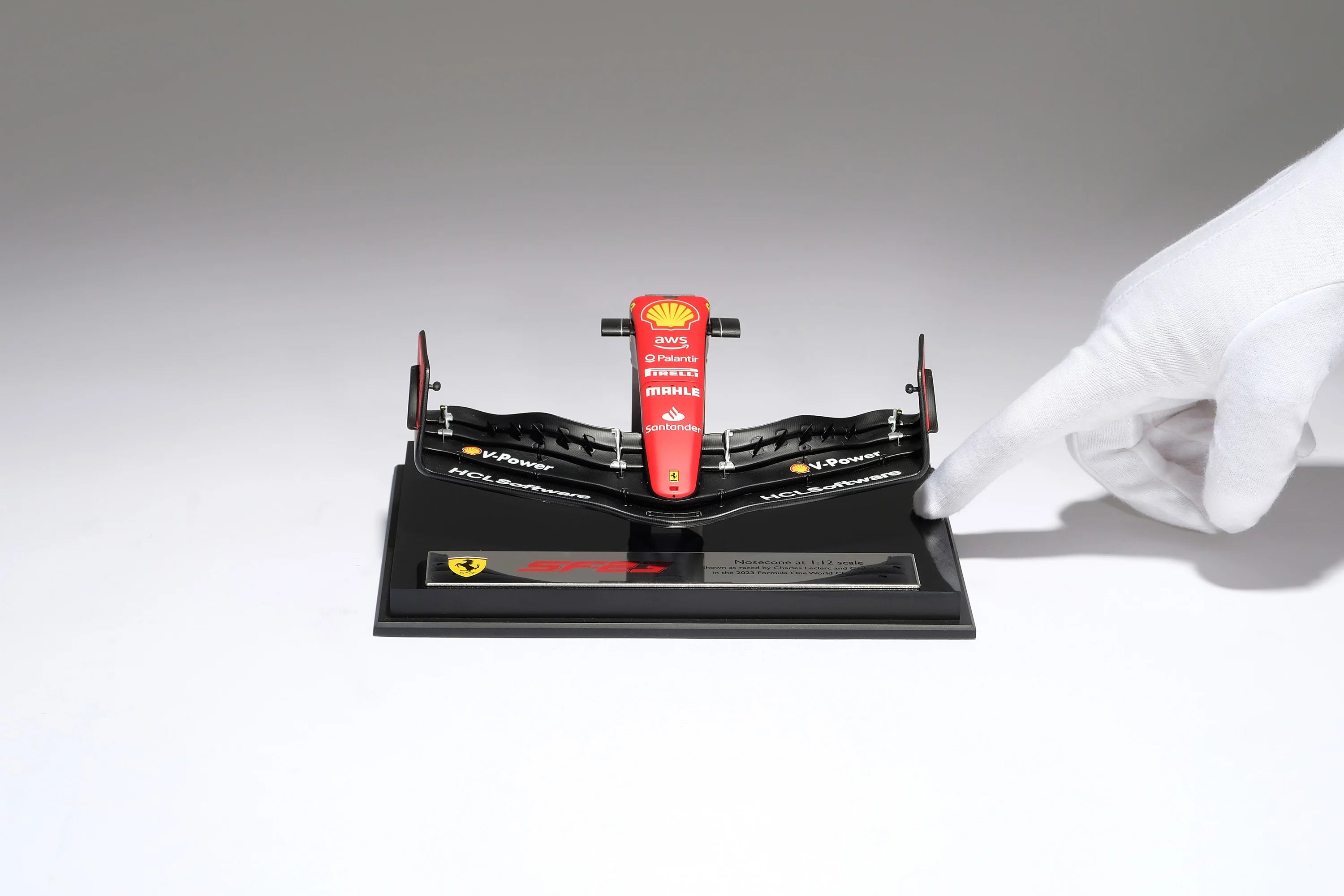 SF23 Front Wing 2023 Season Amalgam 1:12 Nosecone - Scuderia Ferrari - Fueler™ - M6268 - fueler.store - Car Model