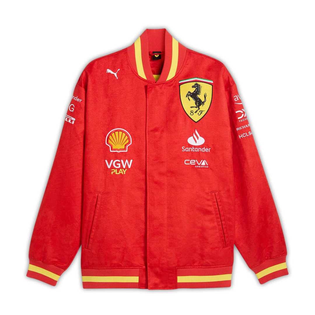 Varsity Jacket - Scuderia Ferrari - Fueler™ - 701227993001215 - fueler.store - Jacket