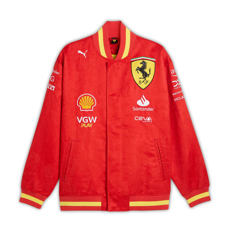 Varsity Jacket - Scuderia Ferrari - Fueler™ - 701227993001215 - fueler.store - Jacket