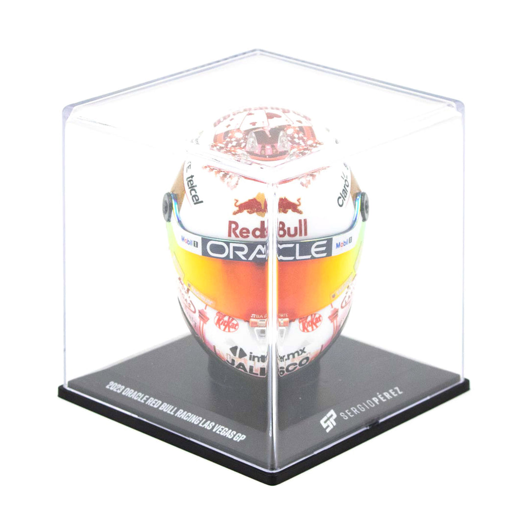خوذة مصغرة سيرجيو بيريز (#11) - جائزة لاس فيجاس الكبرى 2023 - مقياس 1:4 من شوبرث