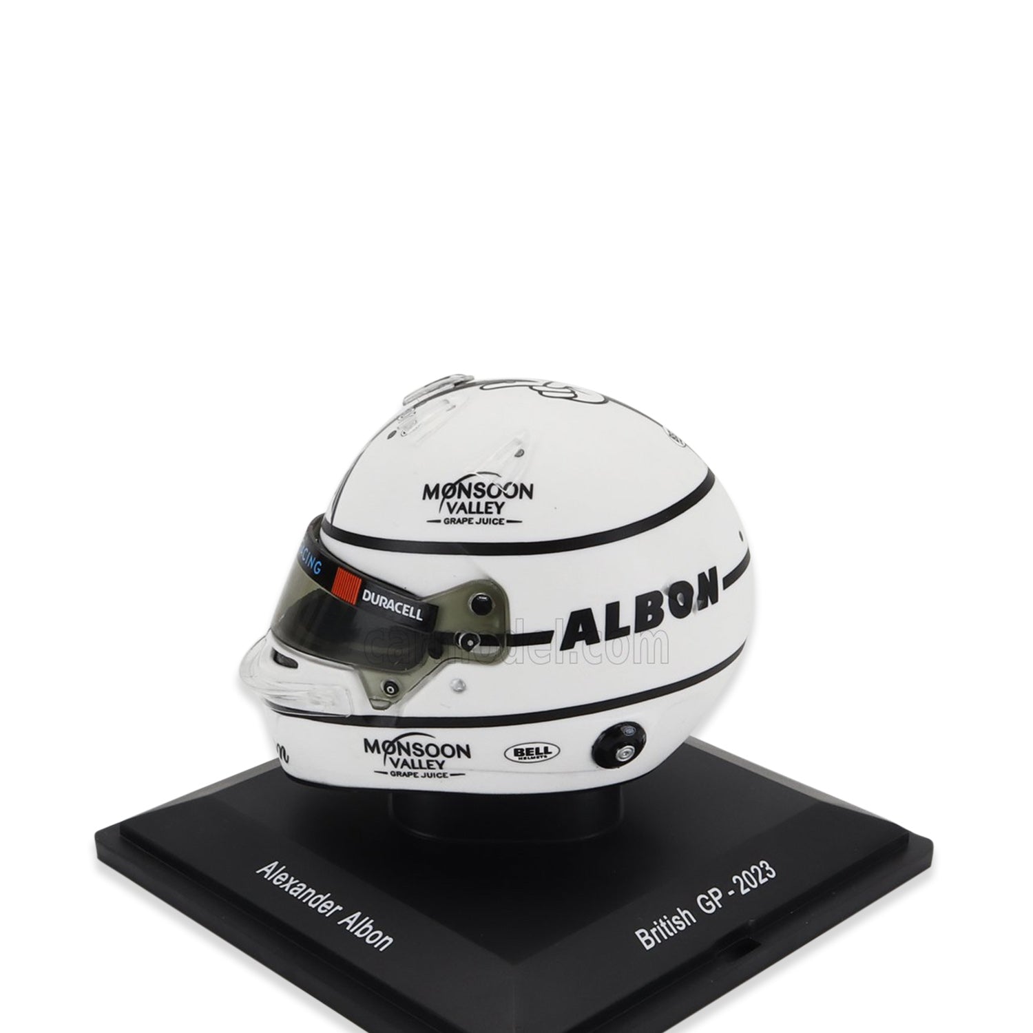 #23 Albon British GP 2023 1:5 Spark Mini Helmet - Williams Racing - Fueler™ - 5HF114 - fueler.store - Collectibles