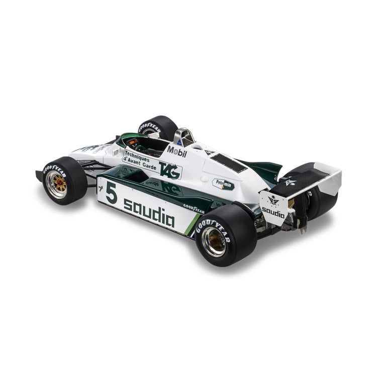 #5 Daly FW08 Swiss GP 1982 Fly Saudia 1:18 Car Model - Williams Racing - Fueler™ - GP121A - fueler.store - Car Model