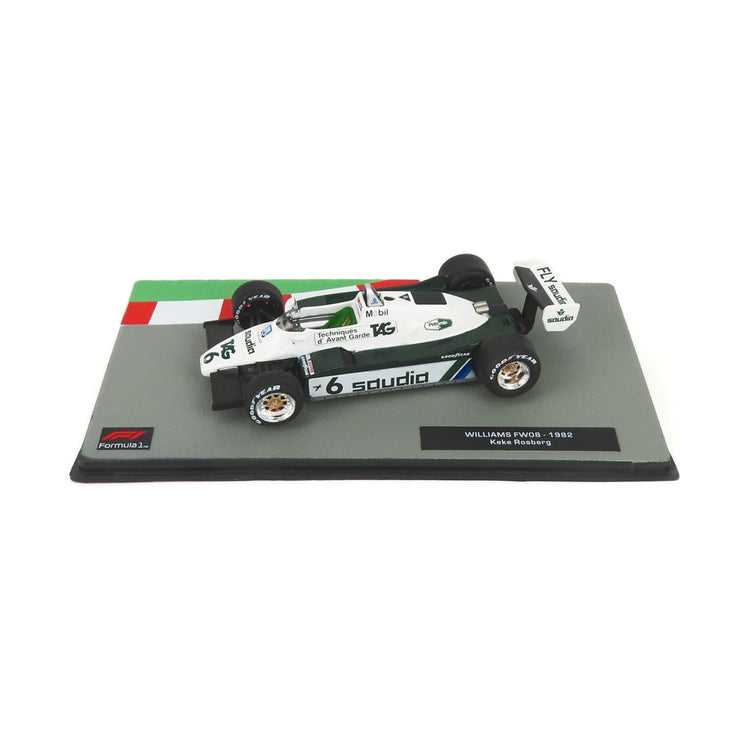 Williams Racing - #6 Rosberg FW08 World Champion 1982 Fly Saudia 1:43 Car Model - Car Model - Fueler™ 