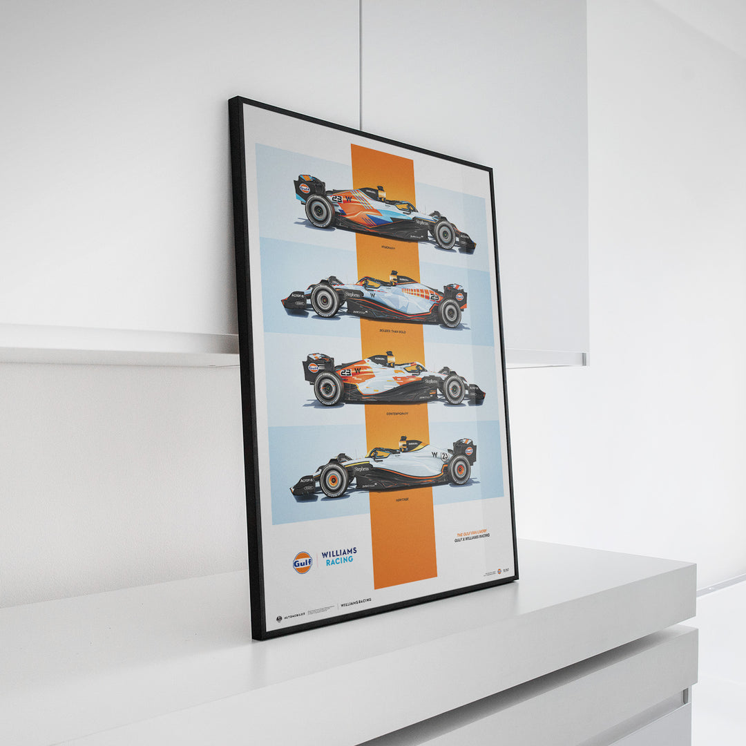 Gulf Fan Livery - 2023 | Large - Williams Racing - Fueler™ - PROD01004561 - fueler.store - Poster