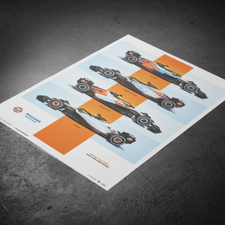 Gulf Fan Livery - 2023 | Large - Williams Racing - Fueler™ - PROD01004561 - fueler.store - Poster