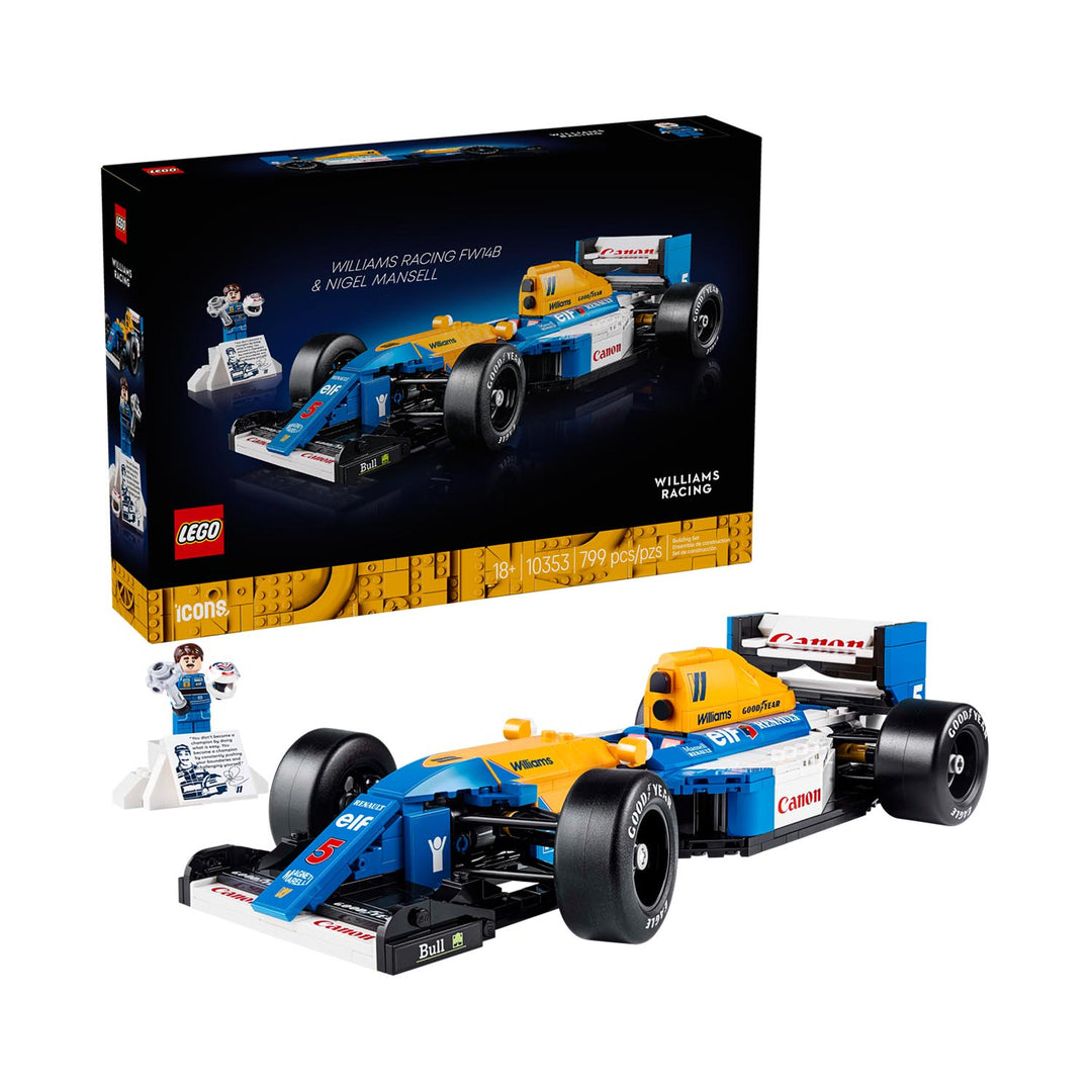 Williams Racing - Williams F1 FW14B Nigel Mansell Lego Icons Car Model - Car Model - Fueler™ 