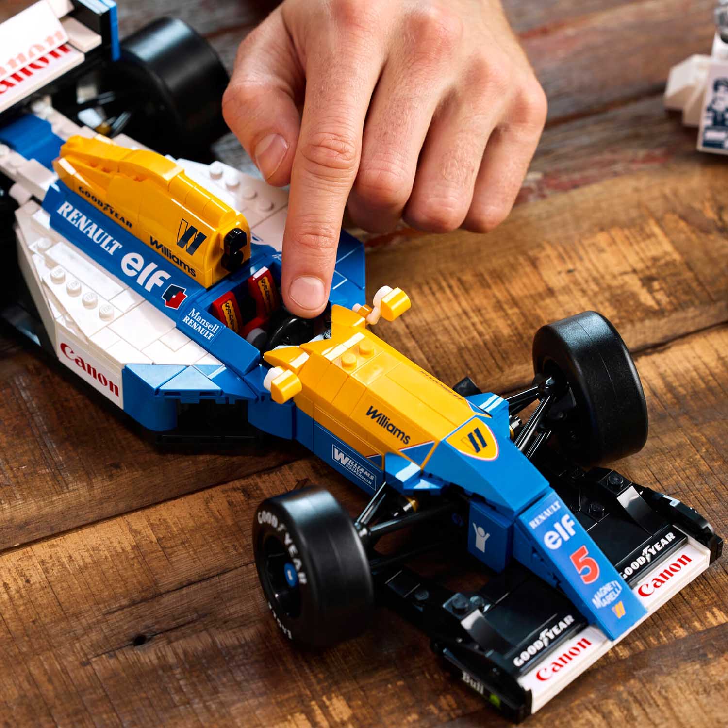 Williams F1 FW14B Nigel Mansell Lego Icons Car Model - Williams Racing - Fueler™ - 10353 - fueler.store - Car Model