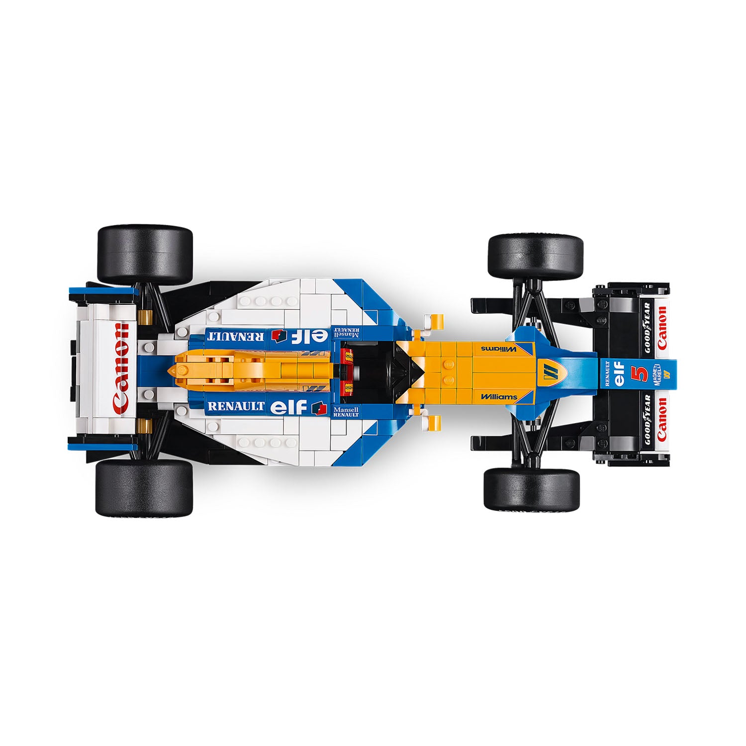 Williams Racing - Williams F1 FW14B Nigel Mansell Lego Icons Car Model - Car Model - Fueler™ 