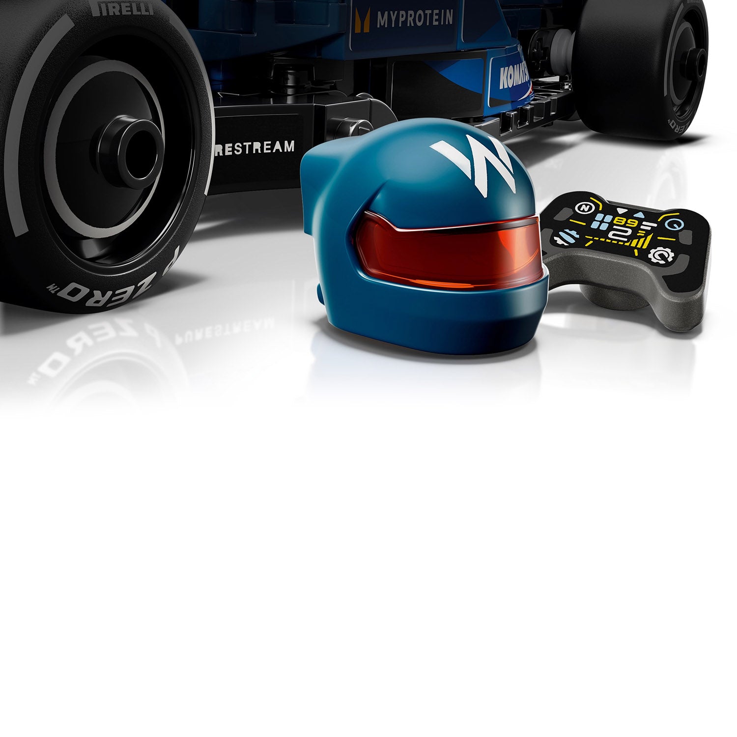 Williams Racing 2024 1:25 Lego Car Model - Williams Racing - Fueler™ - 77249 - fueler.store - Car Model