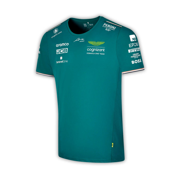 2023 Alonso Official Team T-Shirt - Aston Martin F1 - Fueler store