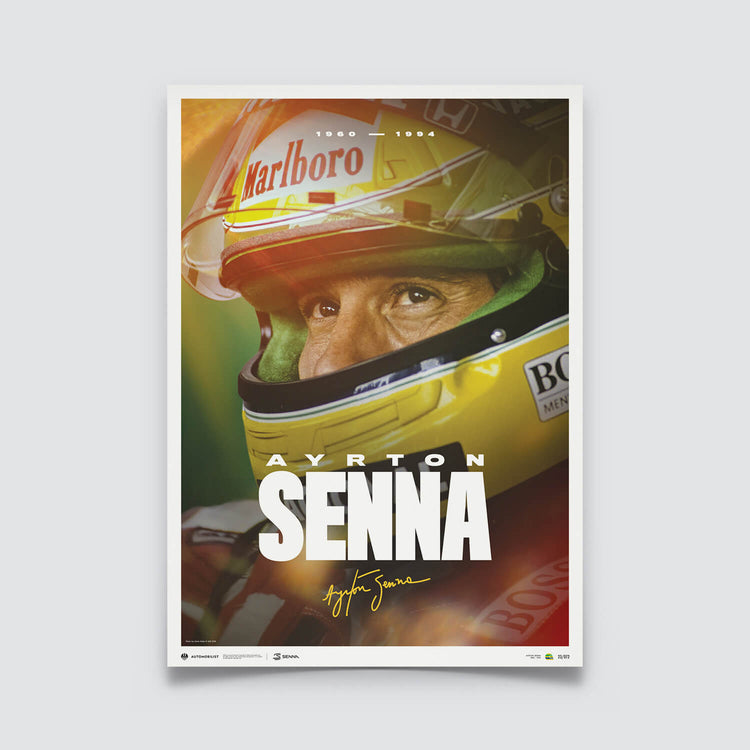 Senna - Designed to Win - 2023 | Large - Ayrton Senna - Fueler™ - PROD01004808 - fueler.store - Poster