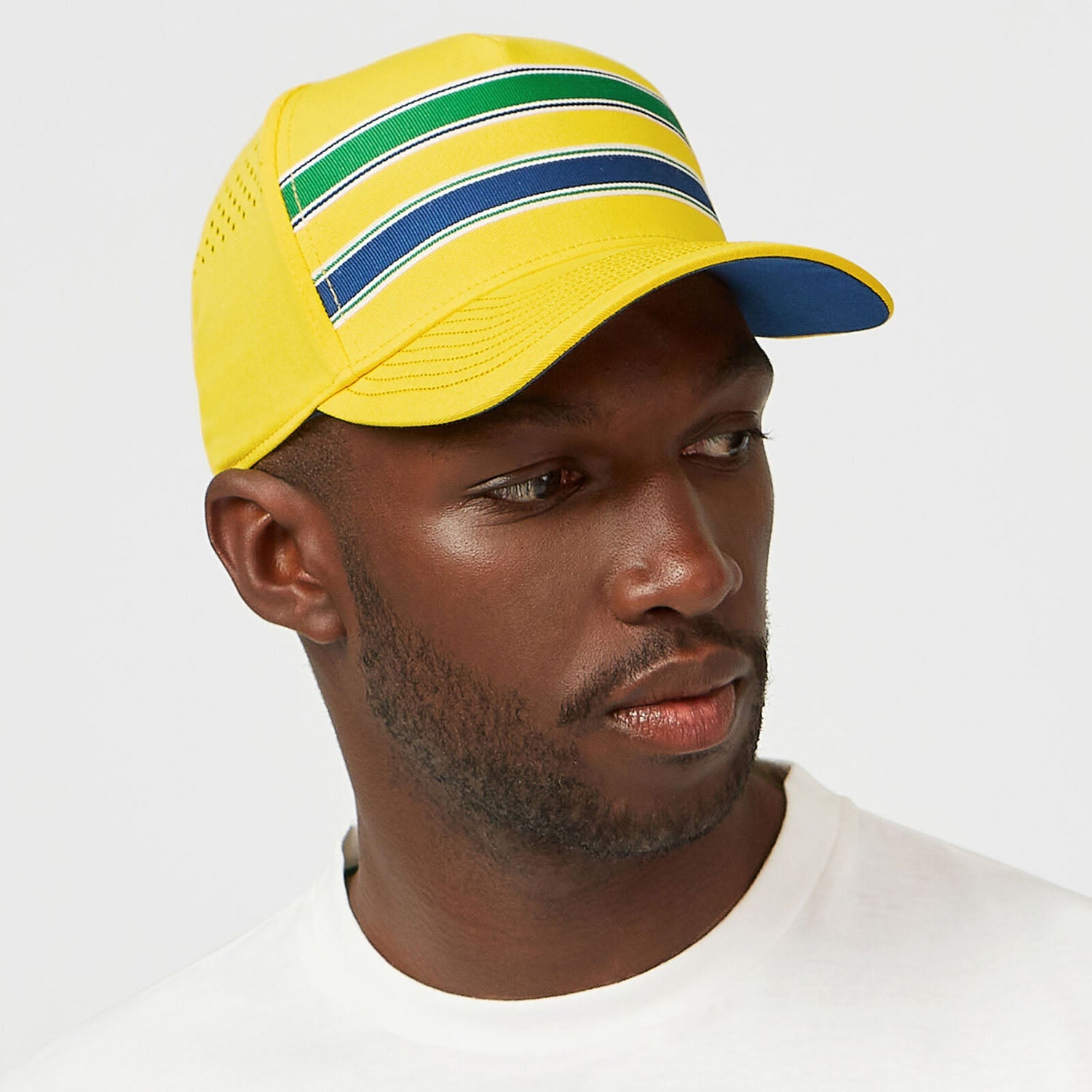 The Senna Stripe Cap - Ayrton Senna - Fueler™ - 701221739001000 - fueler.store - Cap