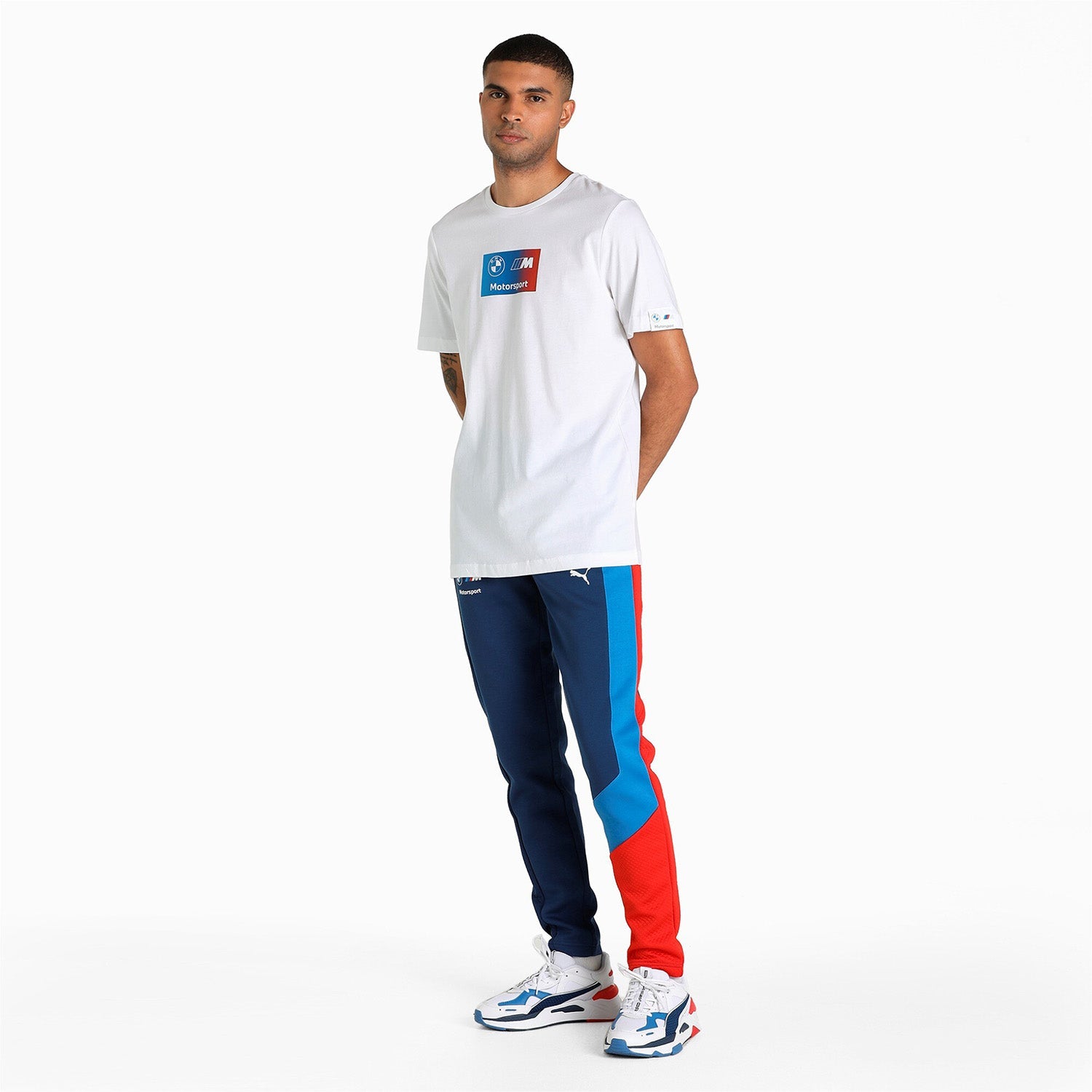 MMS Logo T-Shirt - BMW Motorsport - Fueler™ - 535884-02-S - fueler.store - T-Shirt