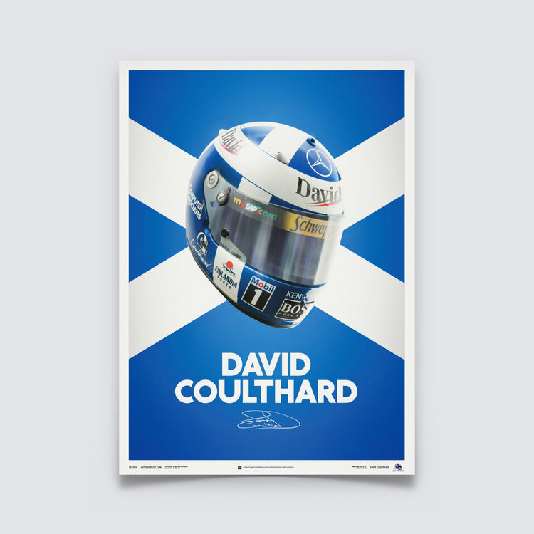 David Coulthard - Helmet - 2000 | Unlimited Edition - McLaren F1 - Fueler store