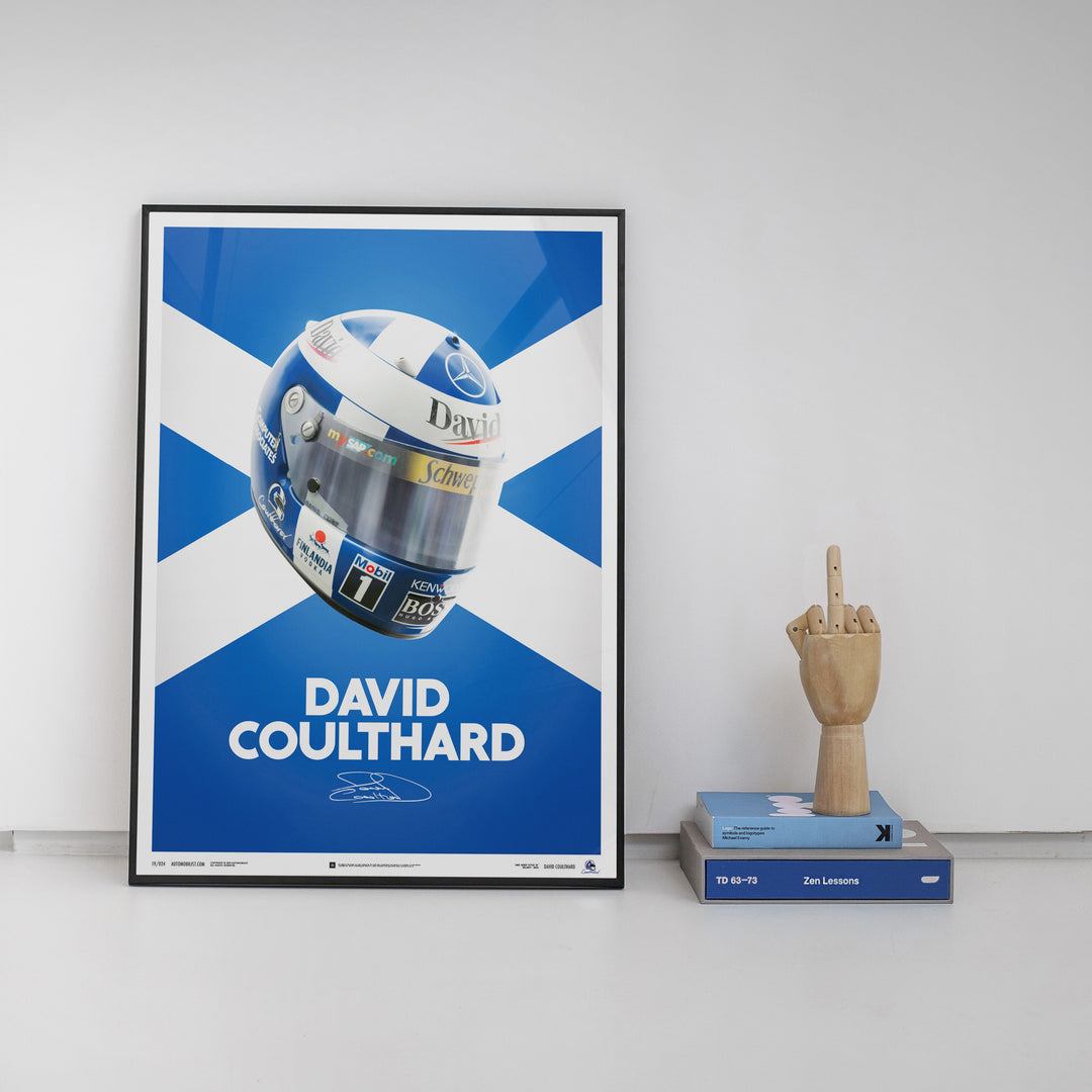 David Coulthard - Helmet - 2000 | Unlimited Edition - McLaren F1 - Fueler™ - PROD01000012 - fueler.store - Poster