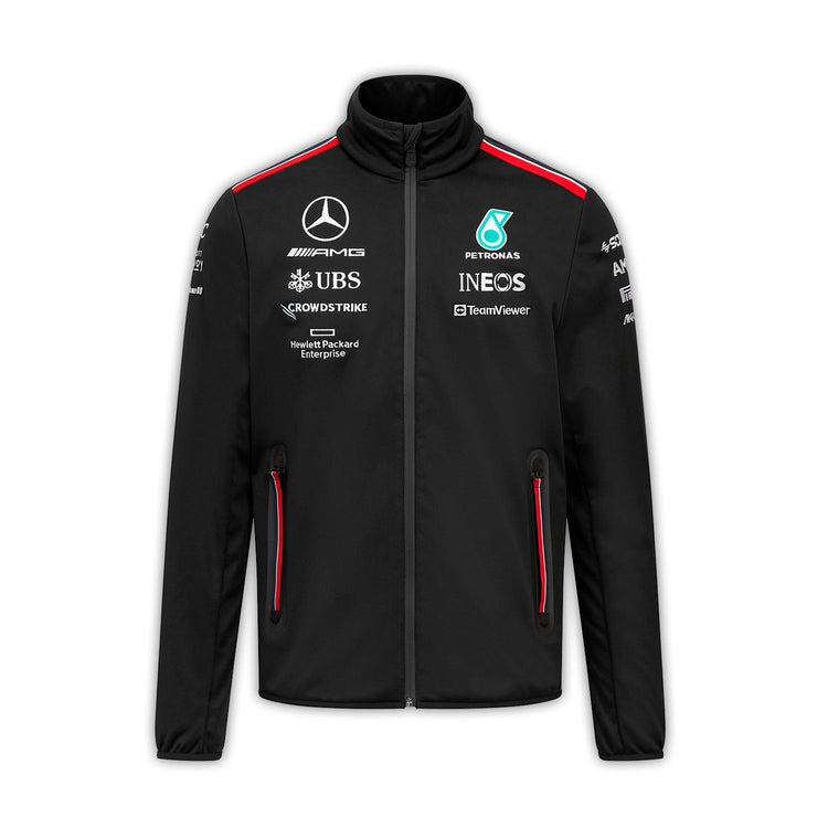 2023 Team Softshell Jacket - Mercedes-AMG Petronas - Fueler™ - 701223417001220 - fueler.store - Jacket