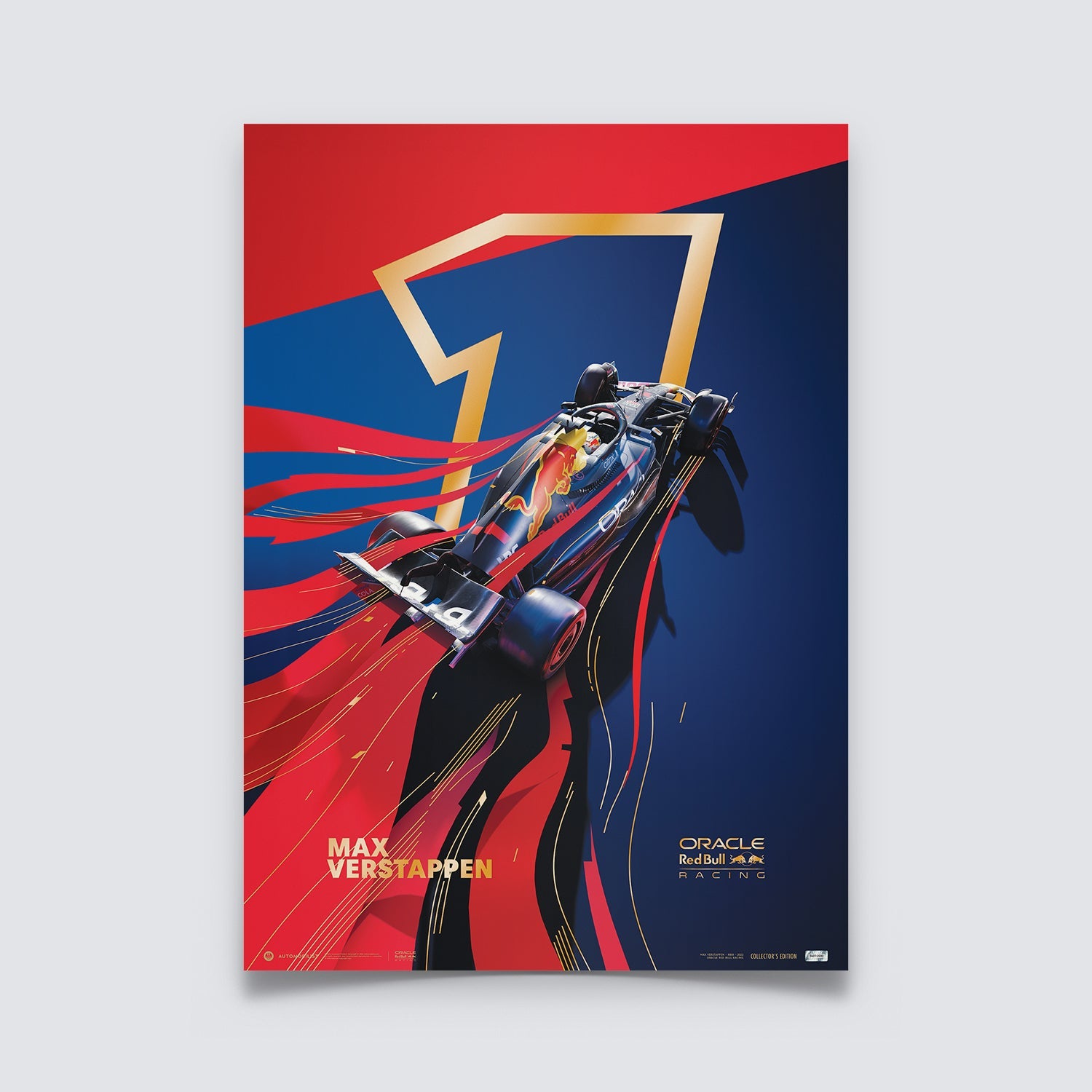 Red Bull Racing - Max Verstappen - 2022 Artwork | Collector's Edition - Poster - Fueler™ 