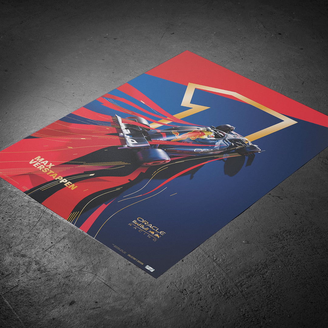 Red Bull Racing - Max Verstappen - 2022 Artwork | Collector's Edition - Poster - Fueler™ 
