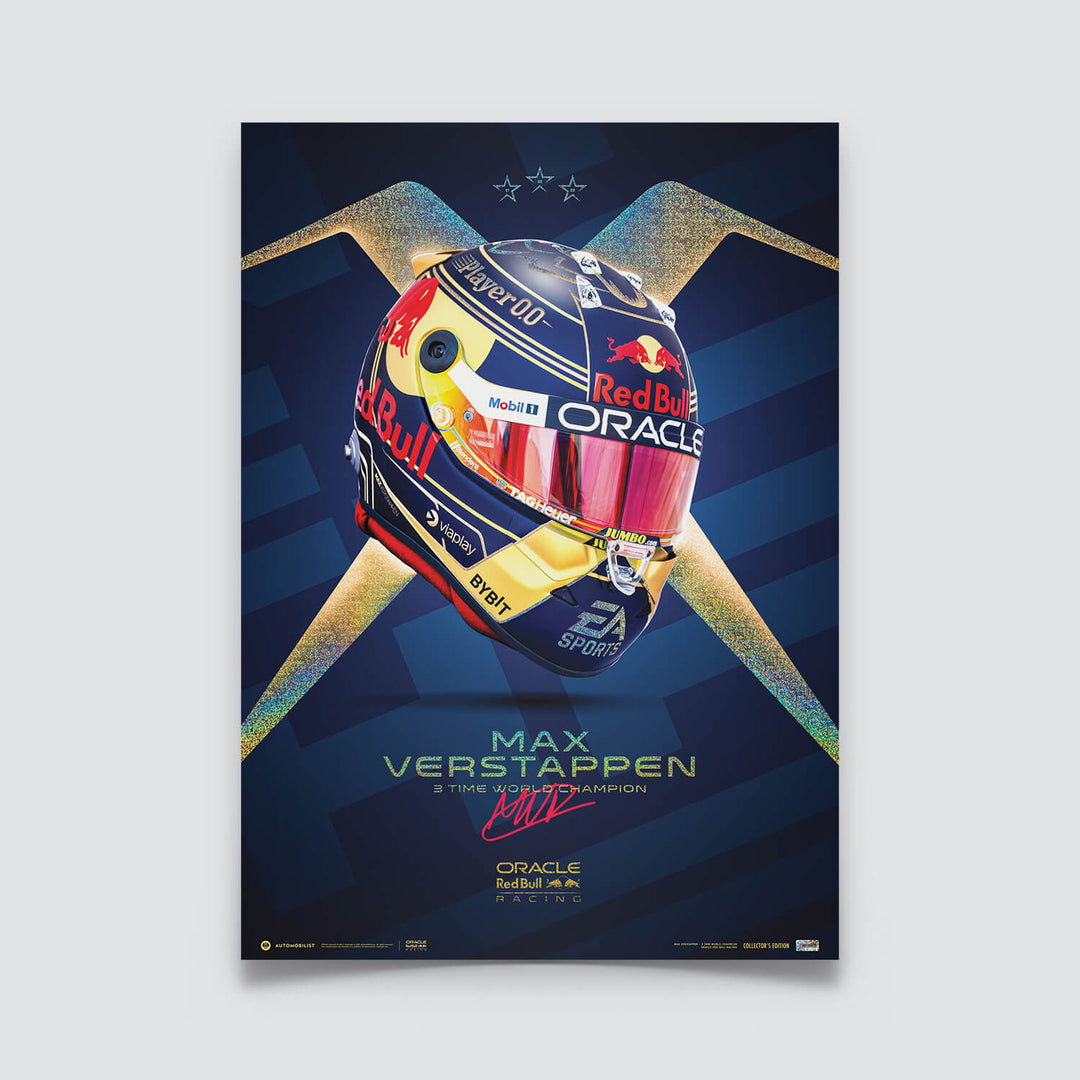 Max Verstappen - Helmet - World Champion - 2023 | Collectors Edition | Edition of 200 - Red Bull Racing - Fueler store